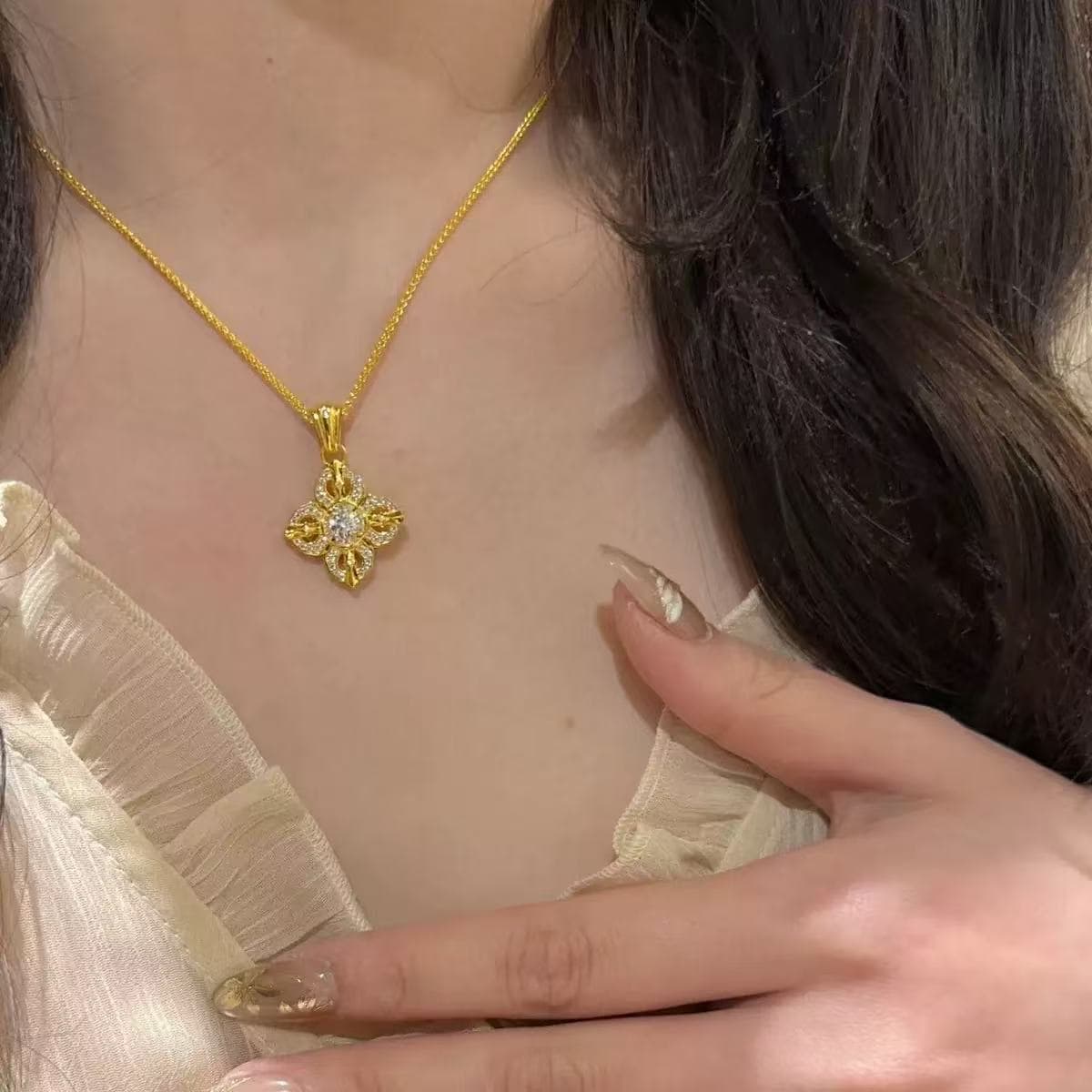Ожерелье VERENA REINE Циркон Цепочки и ожерелья Женские - изображение 3