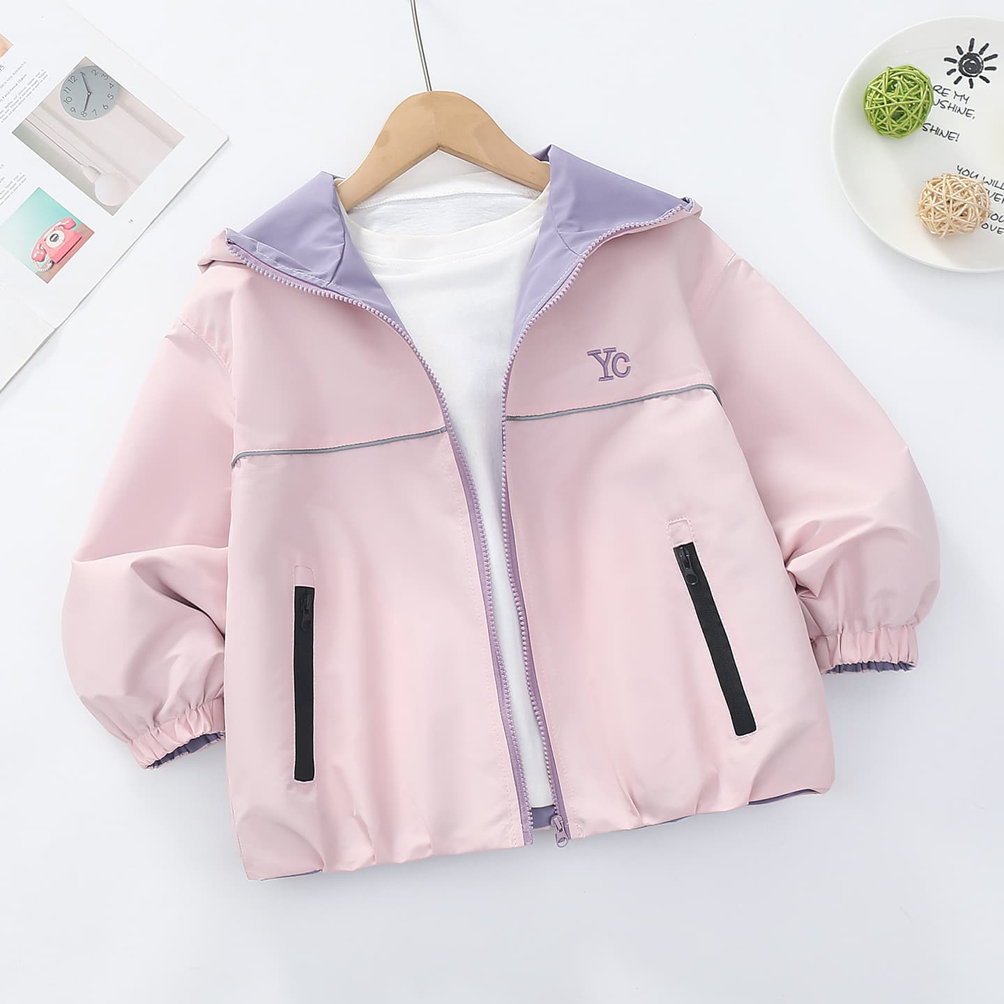 PIERRE CARDIN Розовый Kids Ветровки - изображение 5