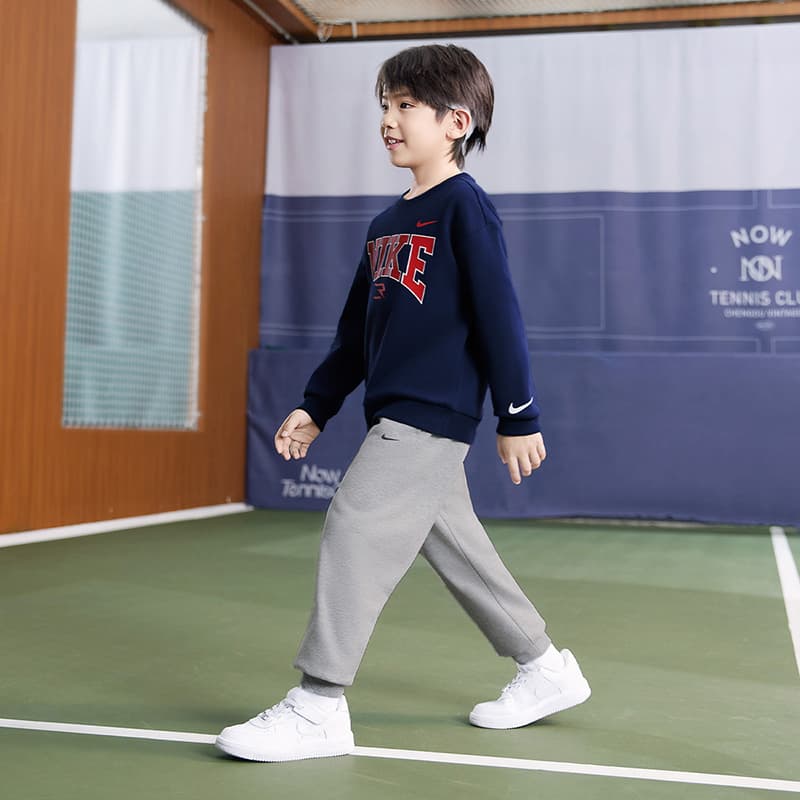 Nike Повседневная Спортивная Одежда С Флисовой Подкладкой Термическая Удобная Мода 2 Предмета Набор "Магия Цветов" - изображение 7