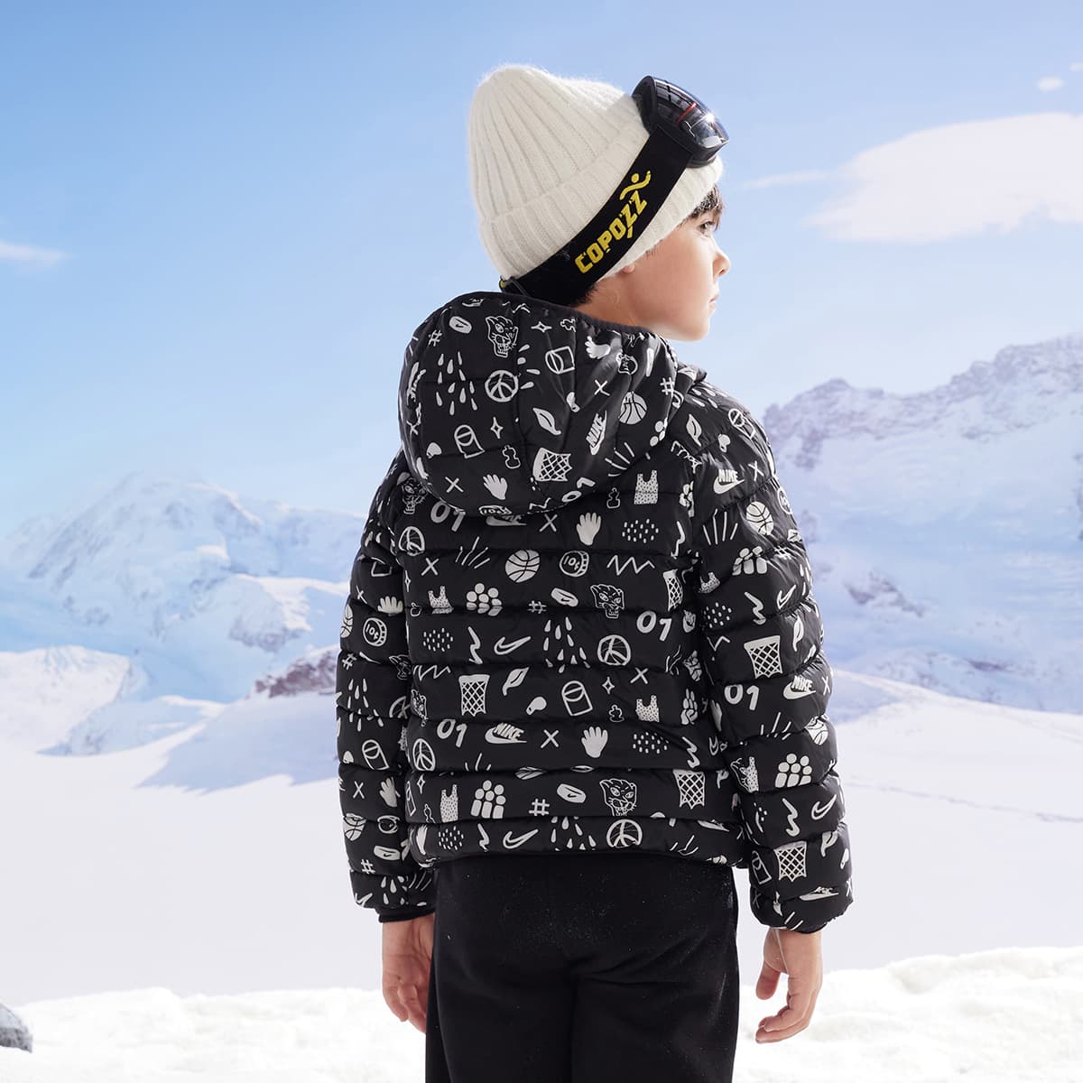 Nike Kids Reversible Down Jacket Black - изображение 8