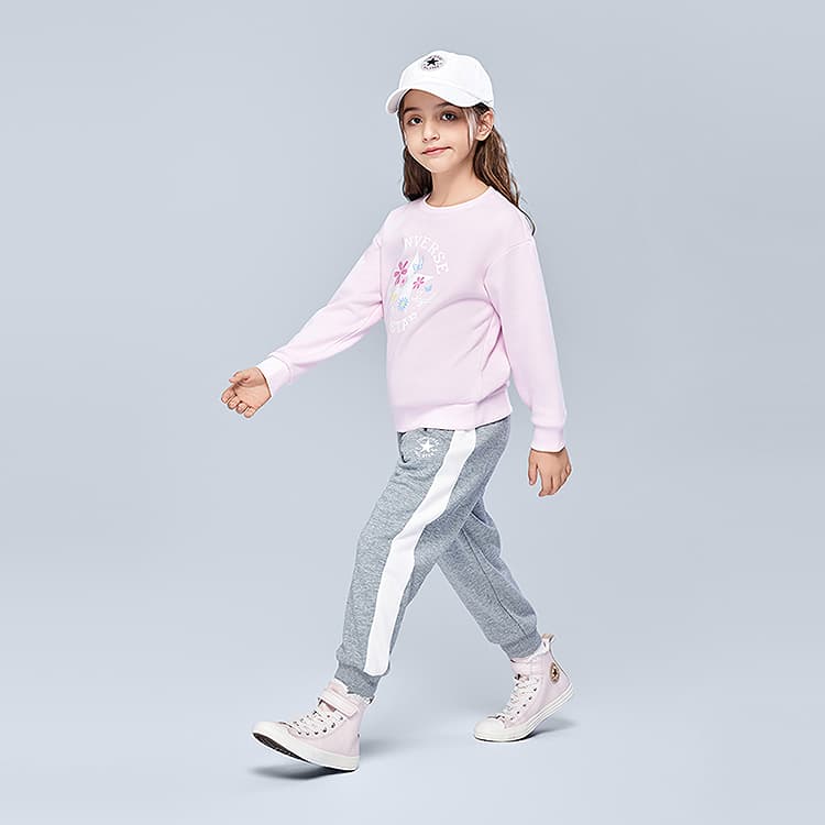 Converse Повседневная Спортивная Одежда С Флисовой Подкладкой Термическая Удобная Минималистичная - изображение 4