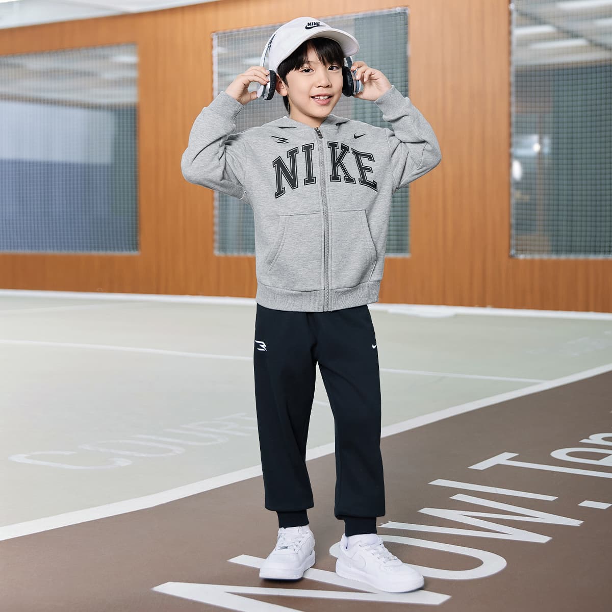Nike Толстовка с флисовой подкладкой термическое удобное стильное дружественное к коже трендовое детское - изображение 6