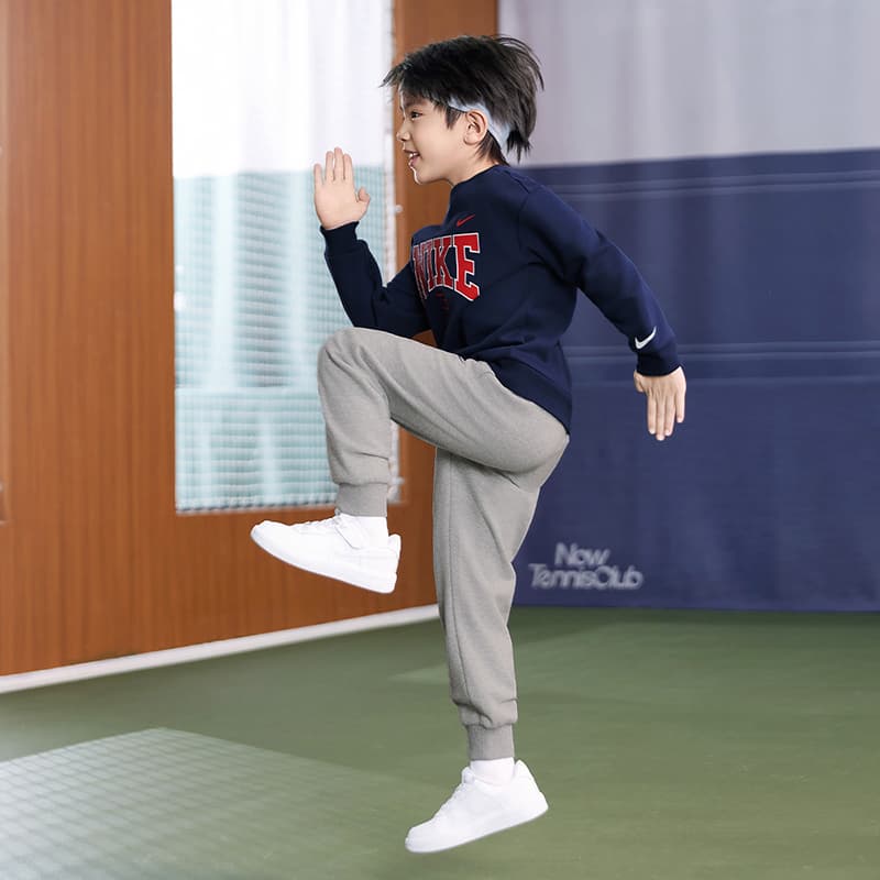 Nike Повседневная Спортивная Одежда С Флисовой Подкладкой Термическая Удобная Мода 2 Предмета Набор "Магия Цветов" - изображение 5