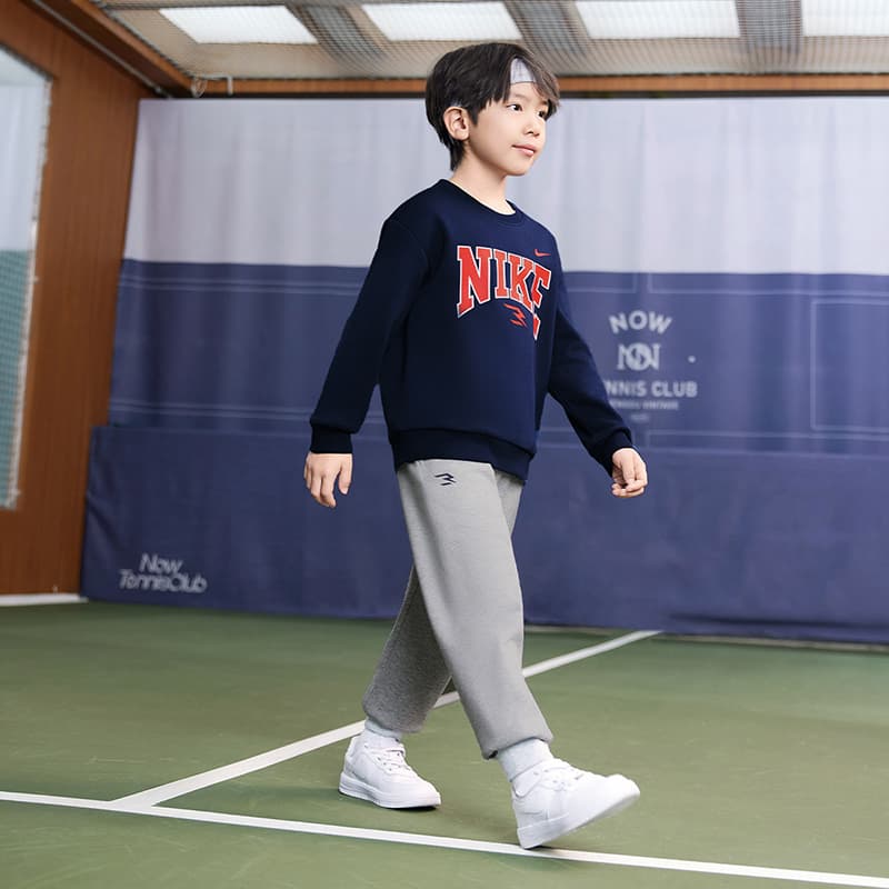 Nike Повседневная Спортивная Одежда С Флисовой Подкладкой Термическая Удобная Мода 2 Предмета Набор "Магия Цветов" - изображение 8