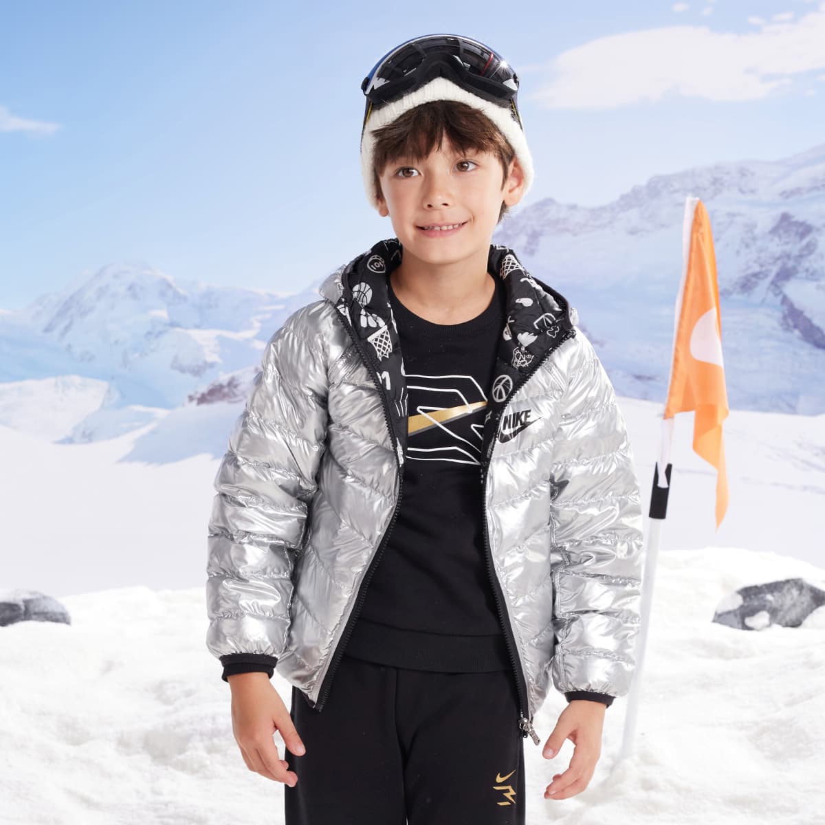 Nike Kids Reversible Down Jacket Black - изображение 5