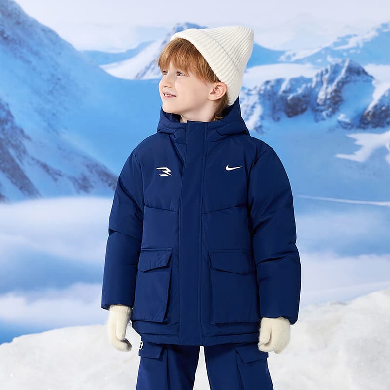 Nike 3Brand Индиго KIDS Пуховики - изображение 2
