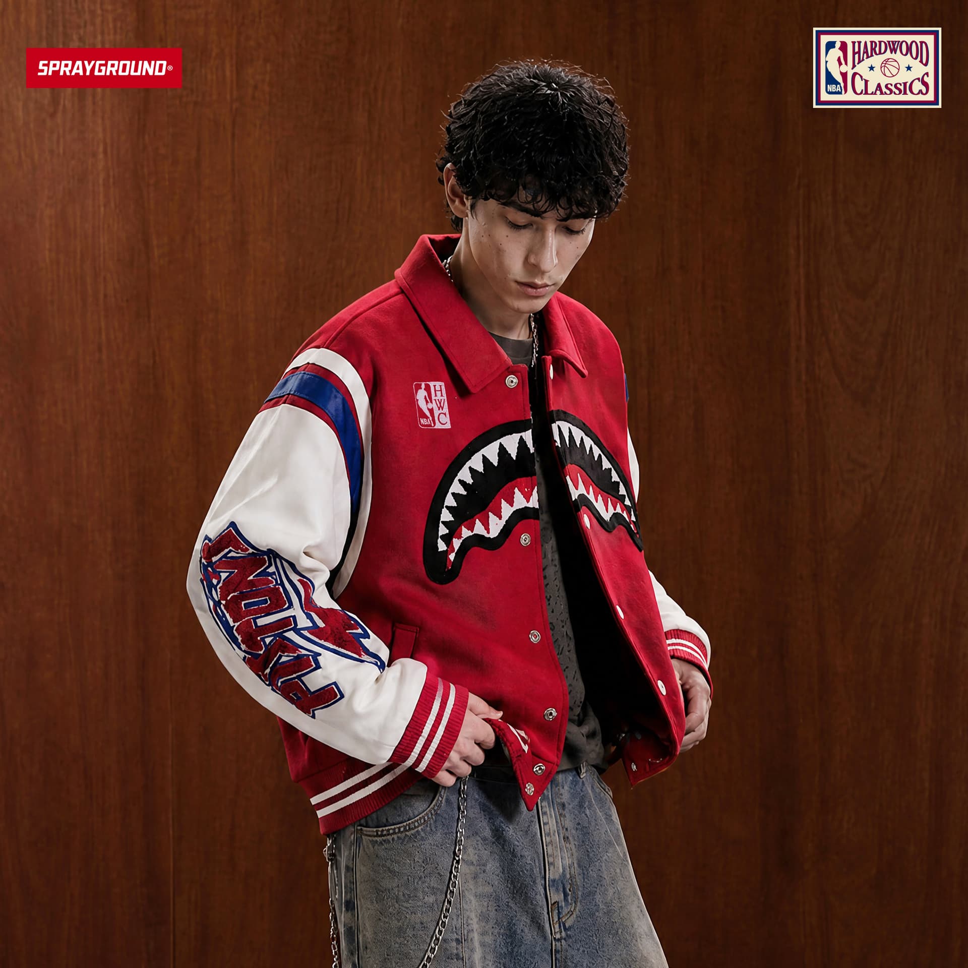 Бомбер SPRAYGROUND Бейсбольная куртка Унисекс - изображение 6