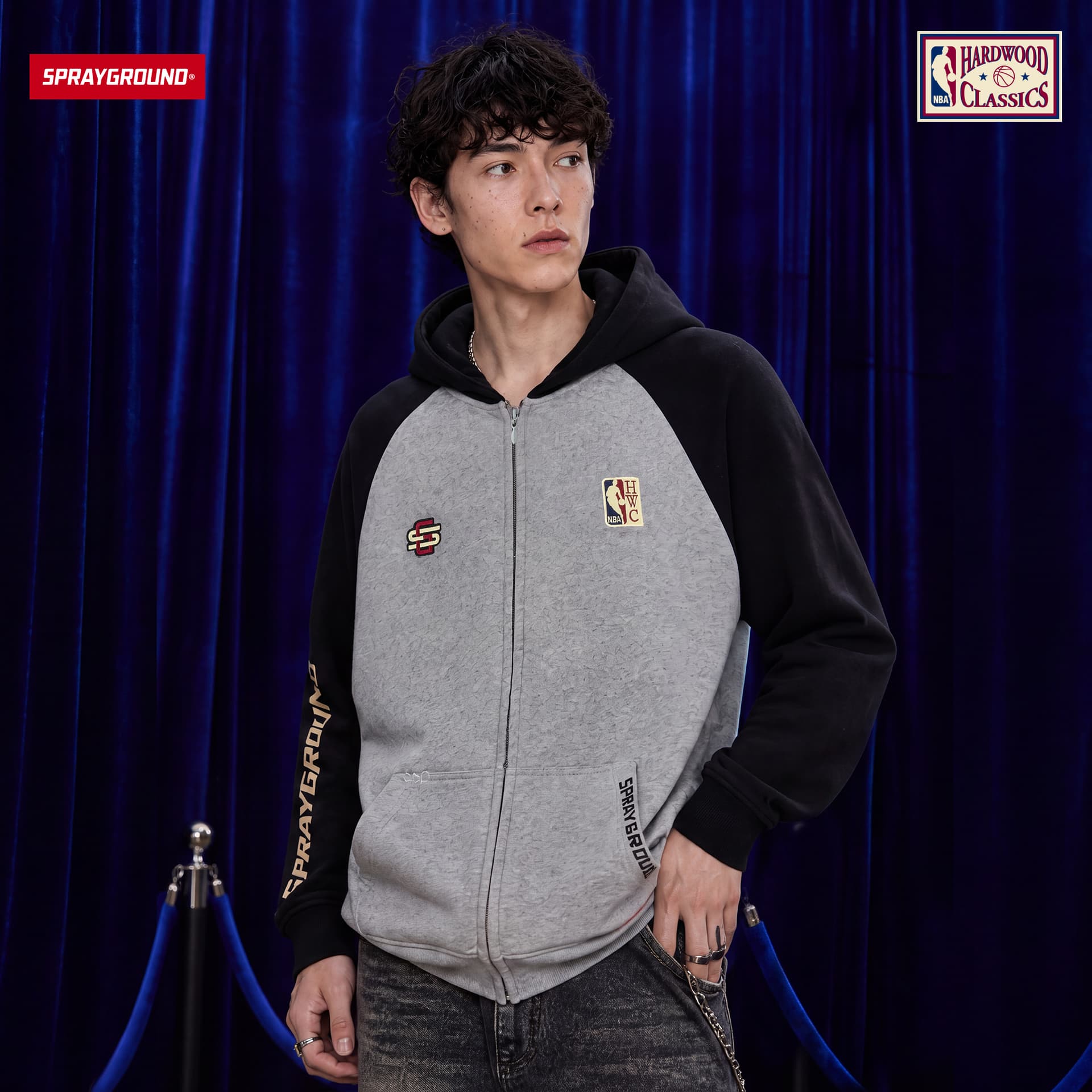 Кофта SPRAYGROUND NBA HWC Свитшот Мужской - изображение 3