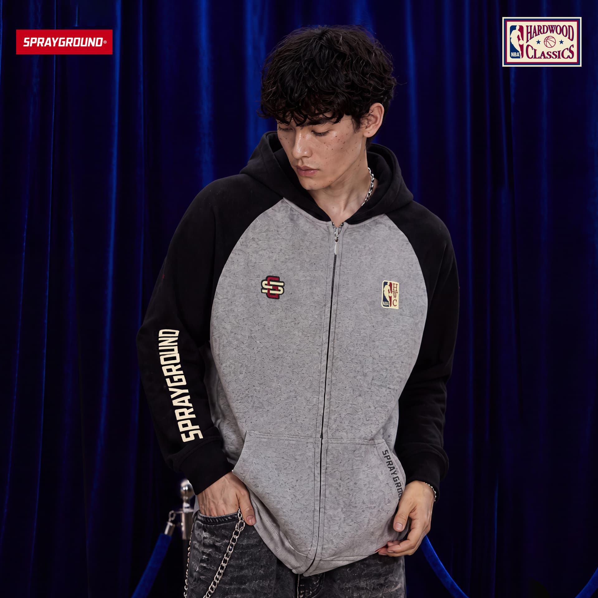 Кофта SPRAYGROUND NBA HWC Свитшот Мужской - изображение 4