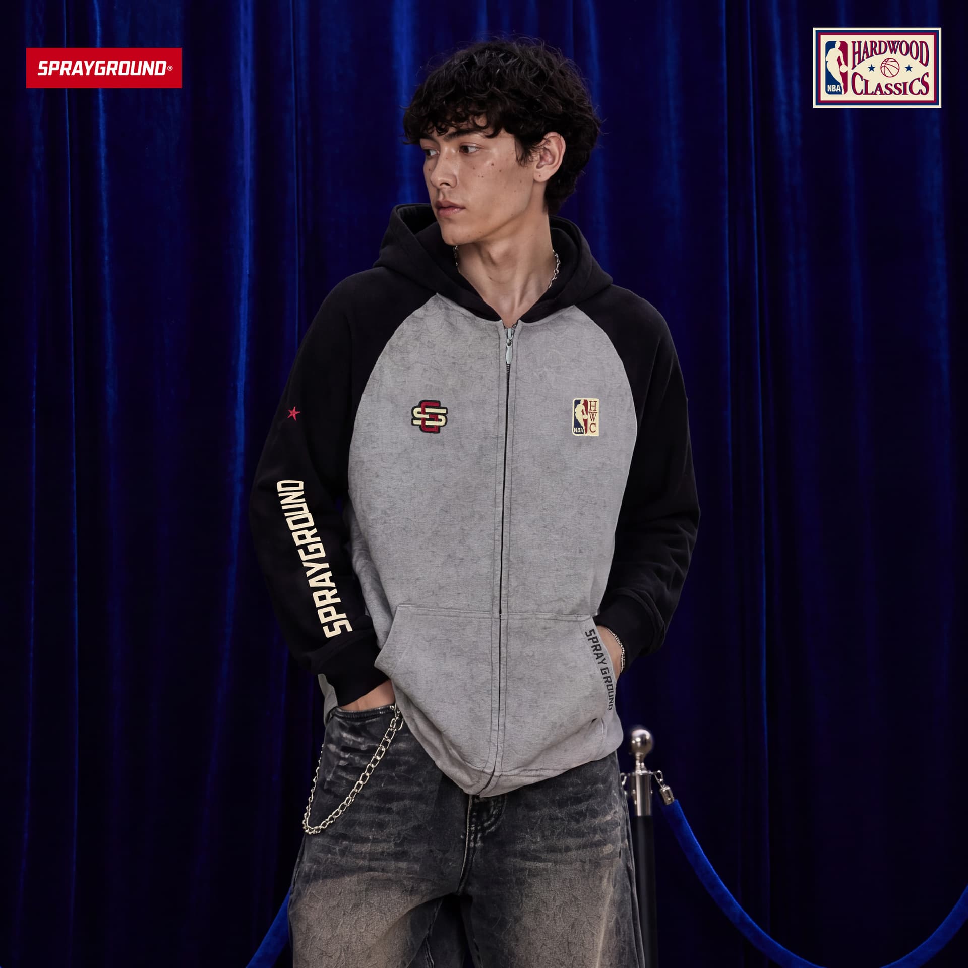 Кофта SPRAYGROUND NBA HWC Свитшот Мужской - изображение 2