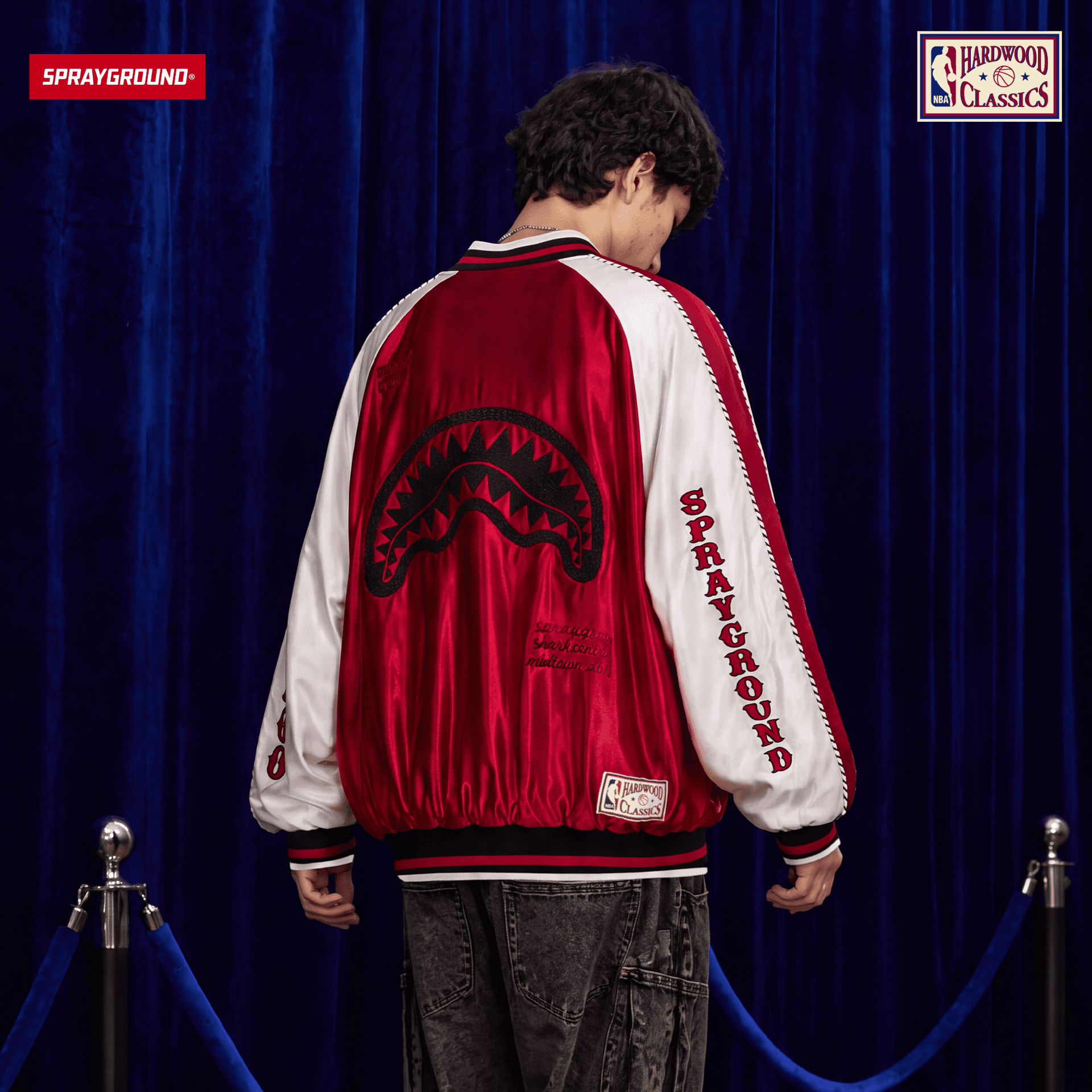 Куртка SPRAYGROUND Chicago Bulls Черный мужской Куртки - изображение 1