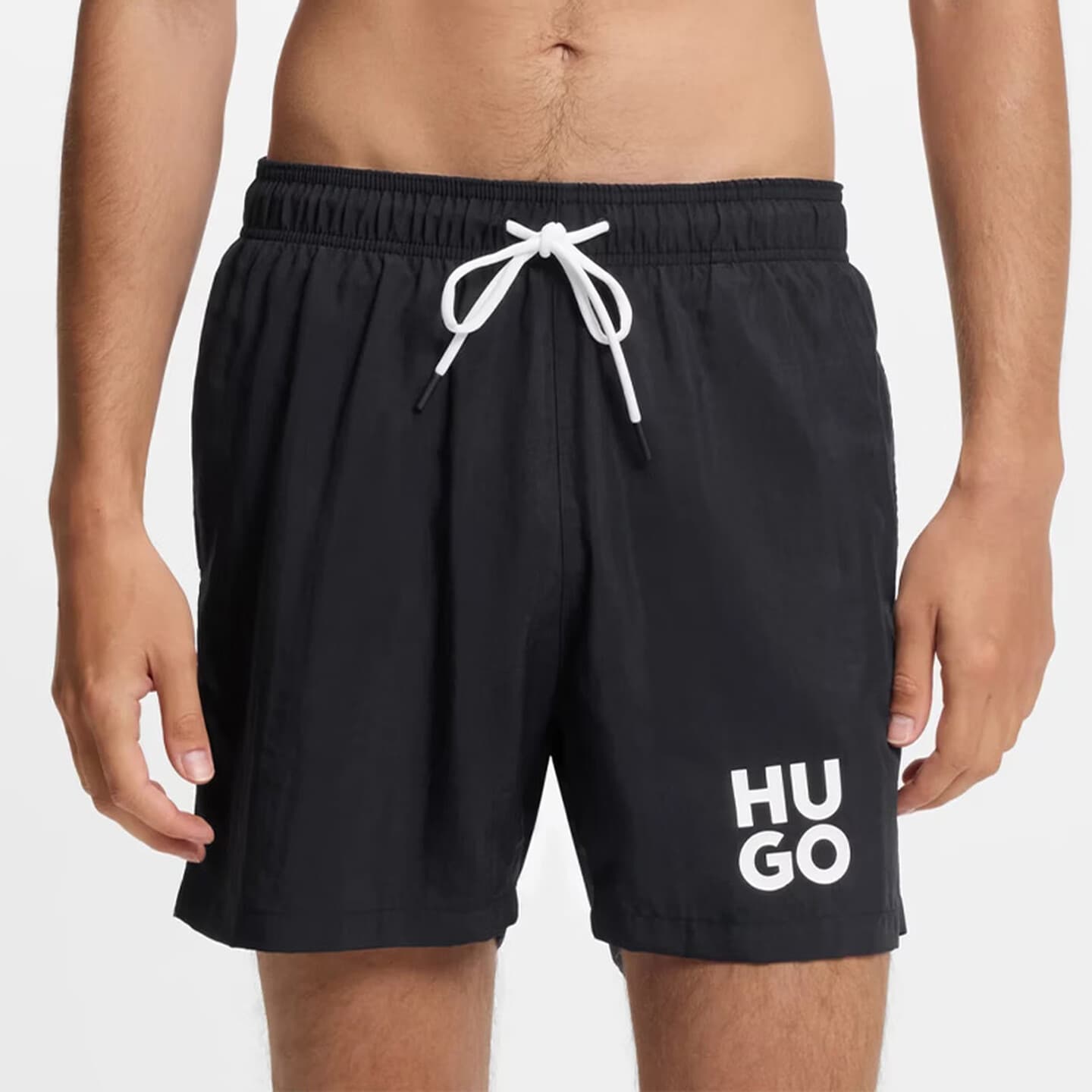 Шорты Hugo Boss Черные Мужские Повседневные Шорты - изображение 2