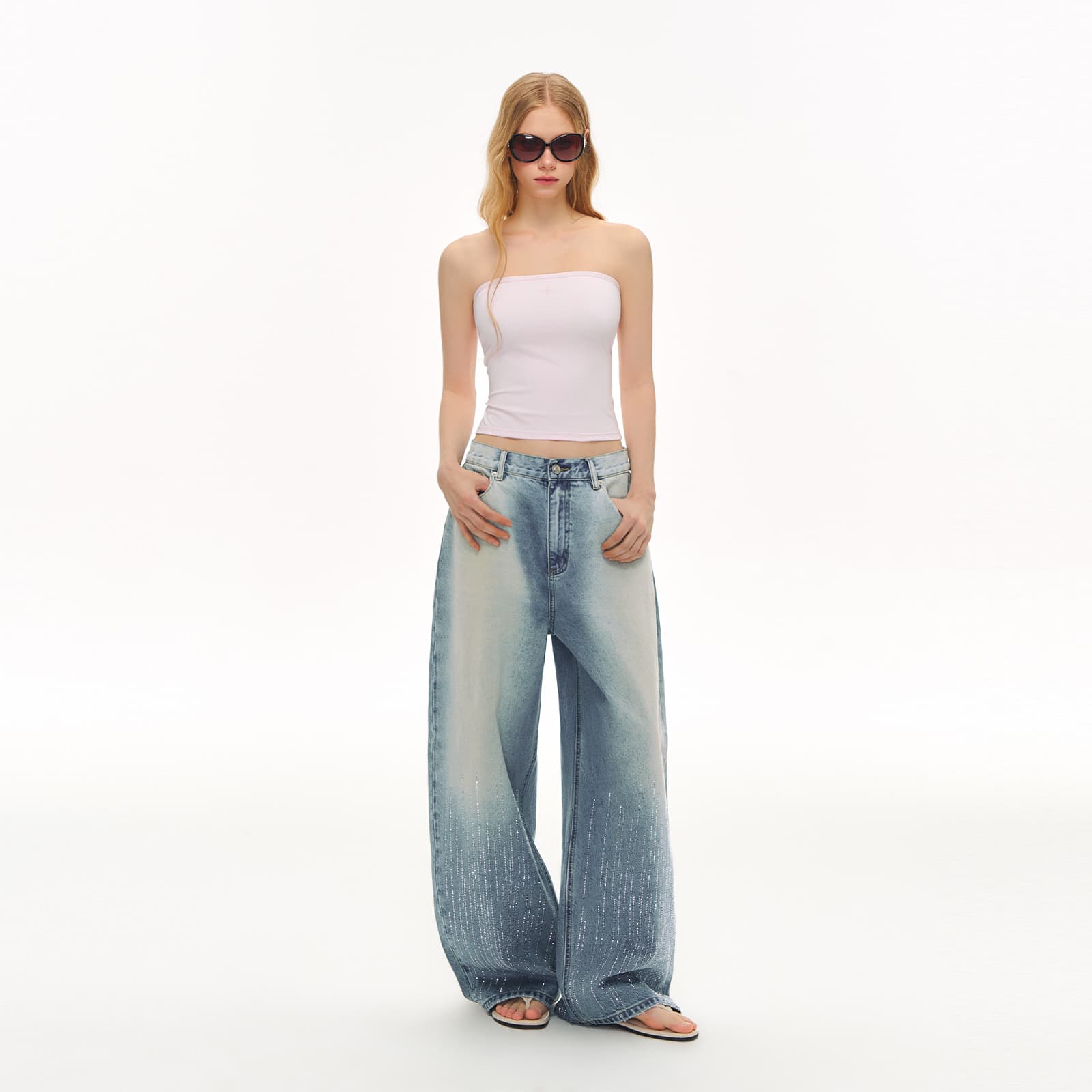Джинсы CLIMAX VISION Sky Blue Women's Jeans - изображение 7