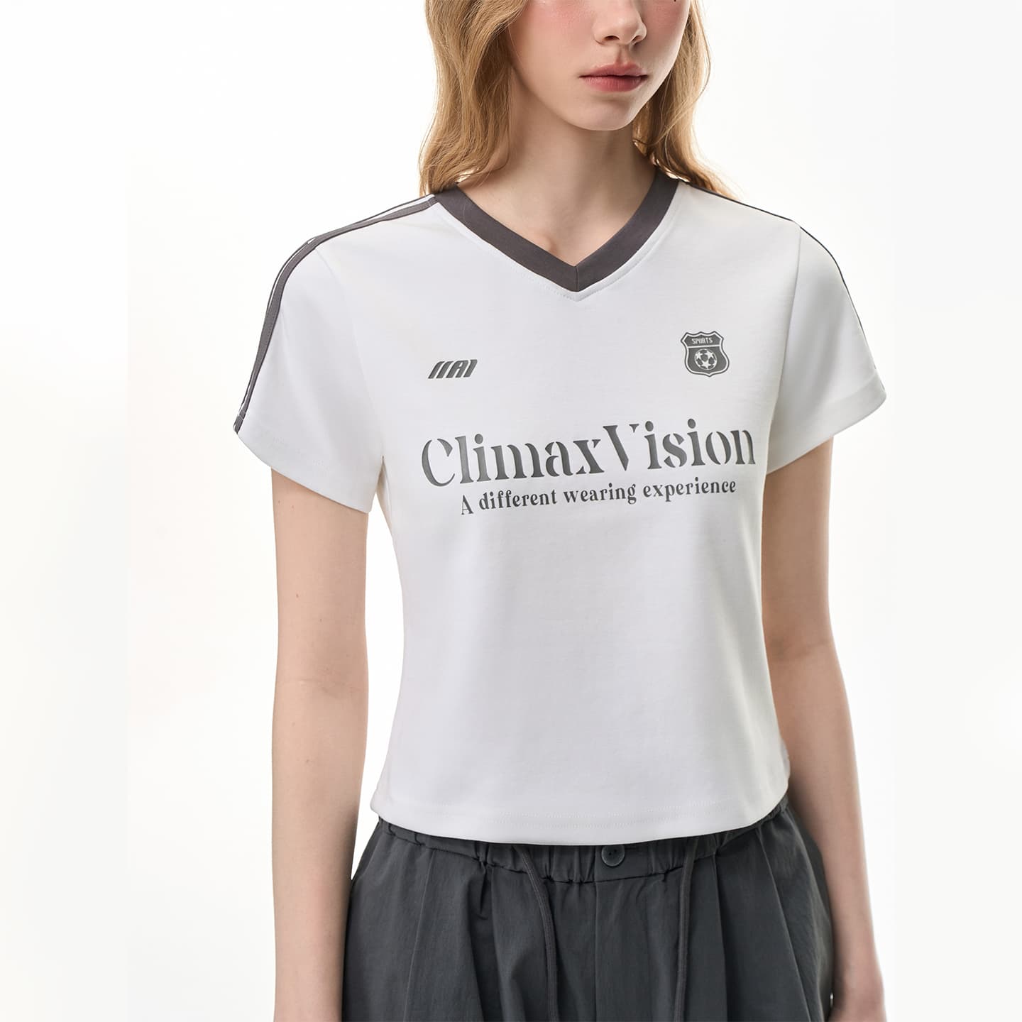 Футболка CLIMAX VISION Белый Женские T-рубашки - изображение 3