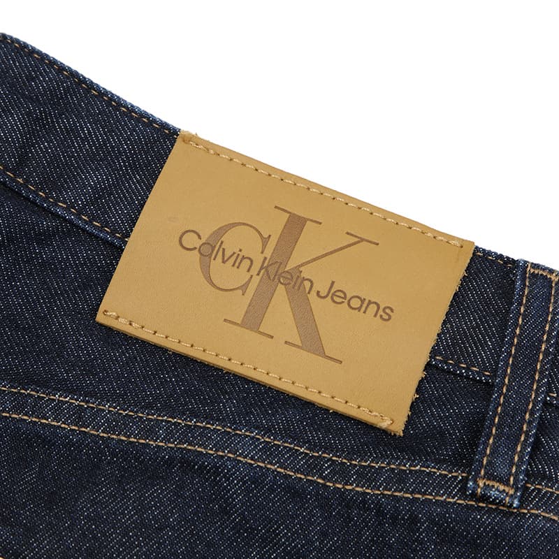 Джинсы Calvin Klein Джинсовые Прямые Брюки Женские Темно-Синие - изображение 3
