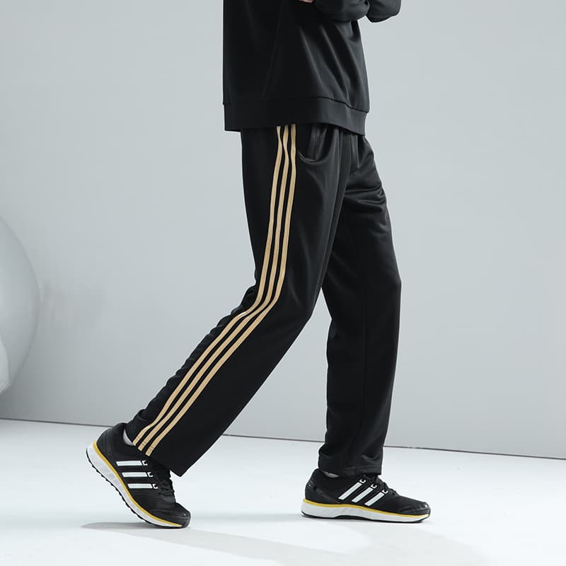 Штаны Adidas Taekwondo Повседневные Штаны Унисекс Черный Золото - изображение 7
