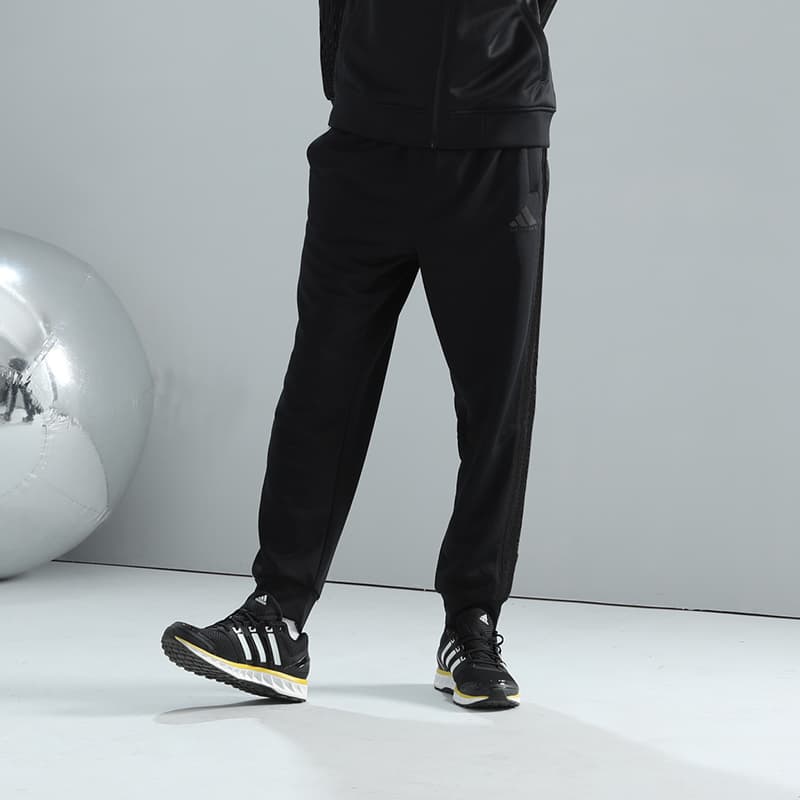 Штаны Adidas Тхэквондо Спортивные трикотажные брюки Унисекс Черный - изображение 4