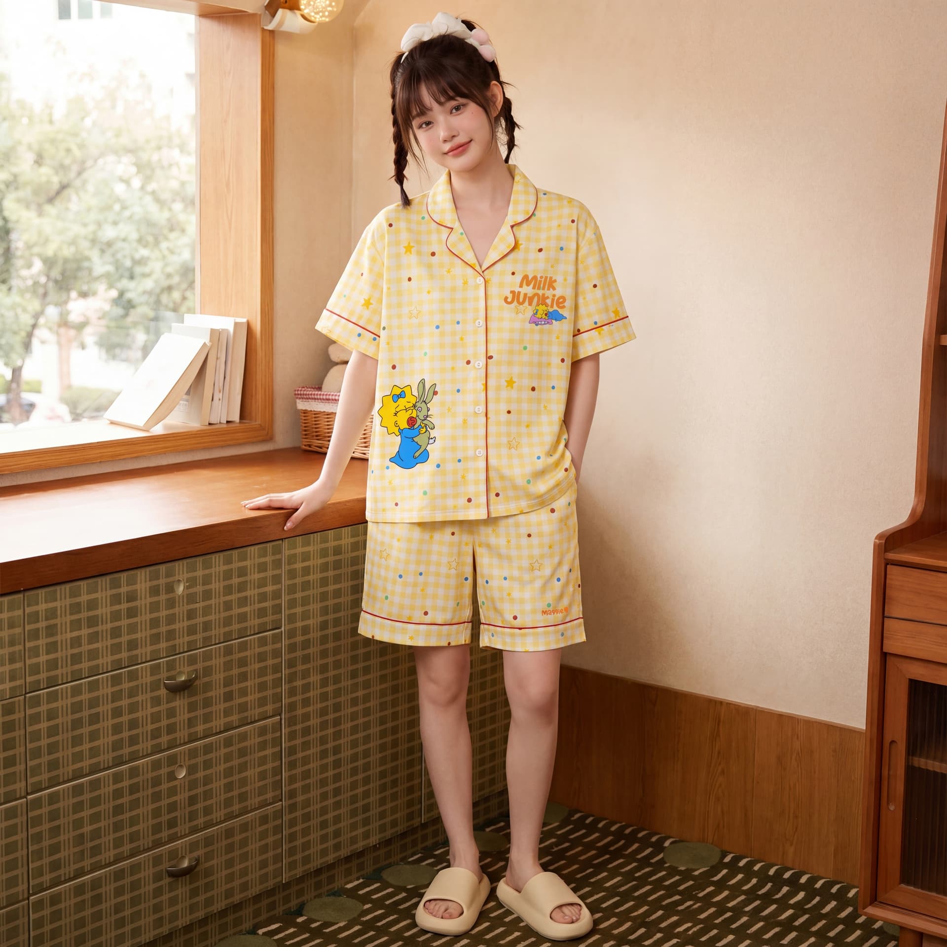 Пижама The Simpsons Yellow Unisex Pajama Sets Симпсоны Желтые Унисекс Пижамные Комплекты - изображение 7