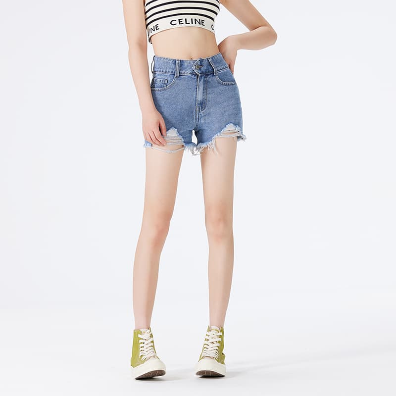 Джинсовые шорты Jifffly Blue Unisex Джинсовые шорты - изображение 4