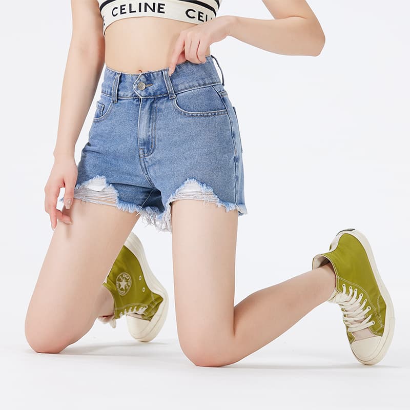 Джинсовые шорты Jifffly Blue Unisex Джинсовые шорты - изображение 7