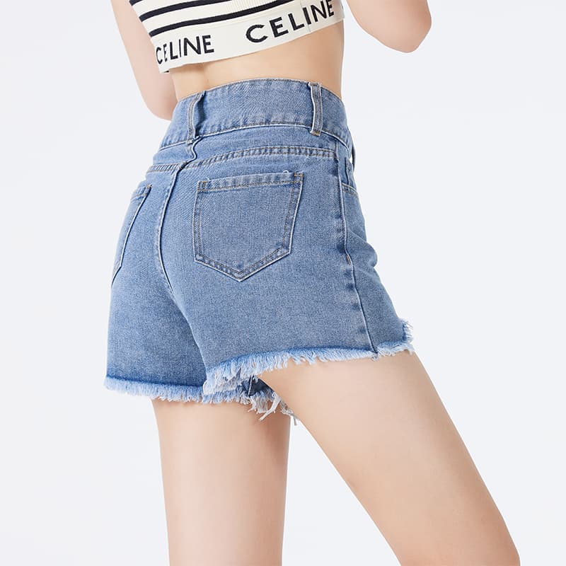 Джинсовые шорты Jifffly Blue Unisex Джинсовые шорты - изображение 8
