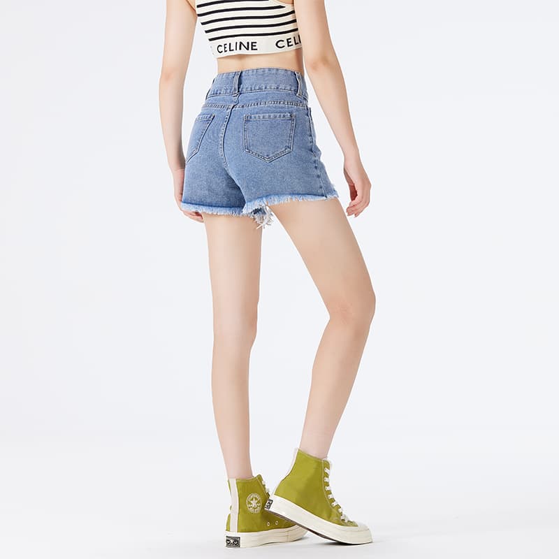 Джинсовые шорты Jifffly Blue Unisex Джинсовые шорты - изображение 5