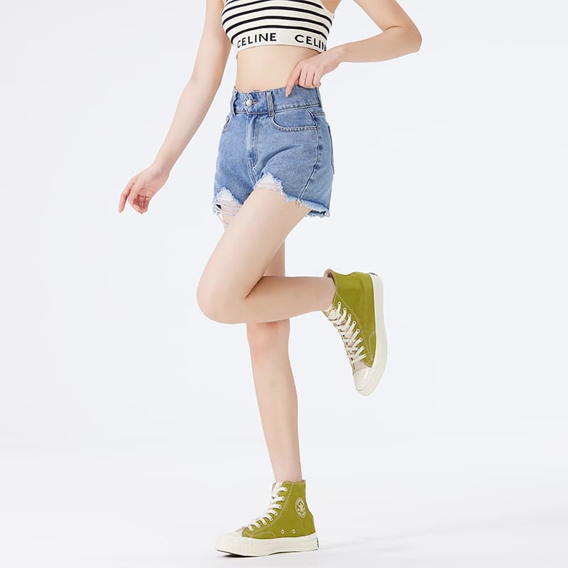 Джинсовые шорты Jifffly Blue Unisex Джинсовые шорты - изображение 3