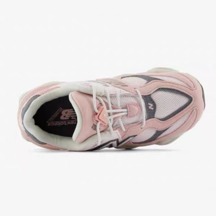 Кроссовки New Balance NB 9060 Удобные Круглые Пальцы Анти-КИК Амортизация Низкие Детские Лайфстайл Кроссовки Розовые Детские - изображение 3