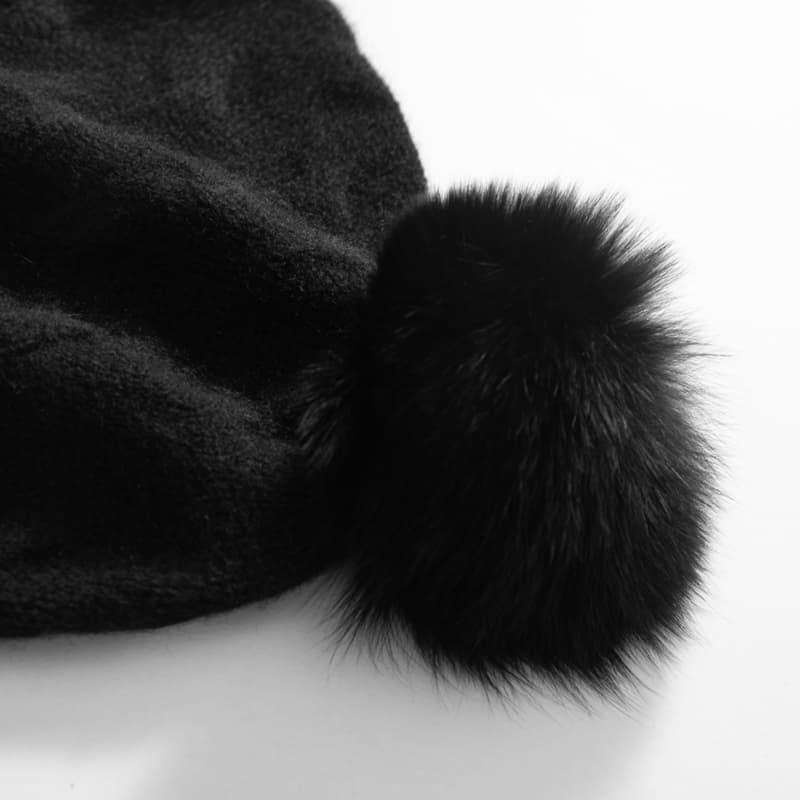 Шапка PIERRE CARDIN Плюшевая шапка-бини с круглым узором для женщин - изображение 7