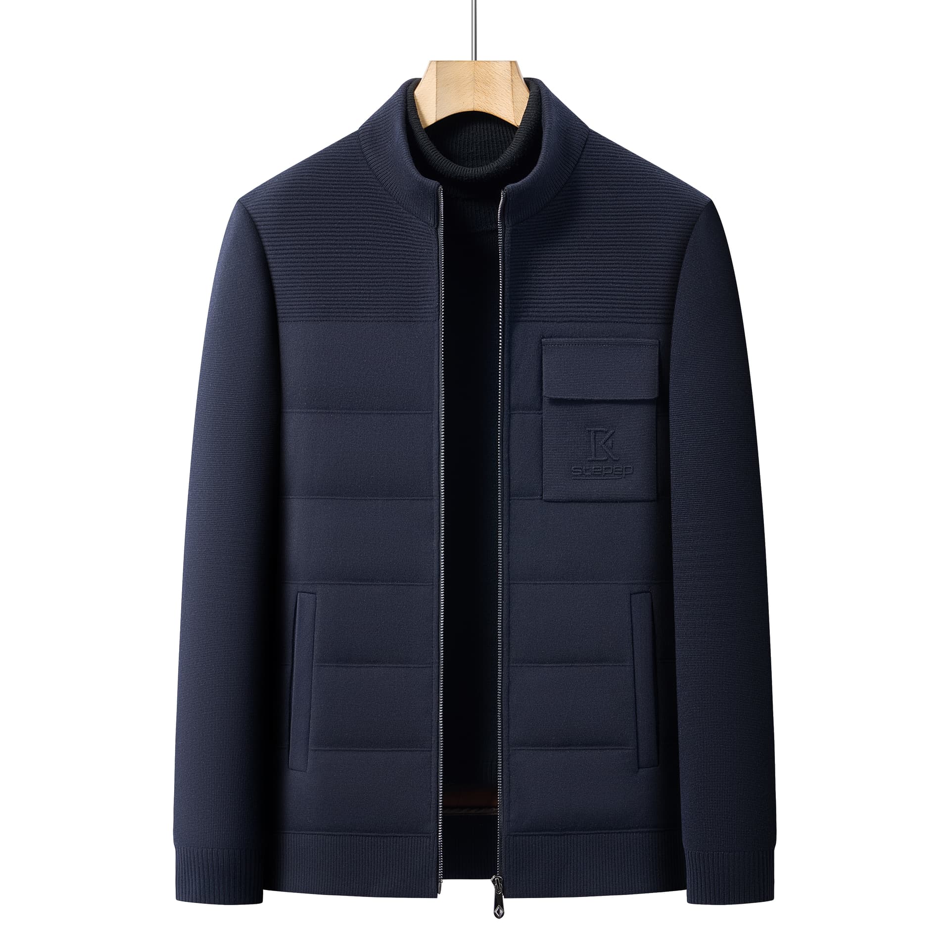 Куртка PIERRE CARDIN Темно-синие мужские куртки - изображение 3