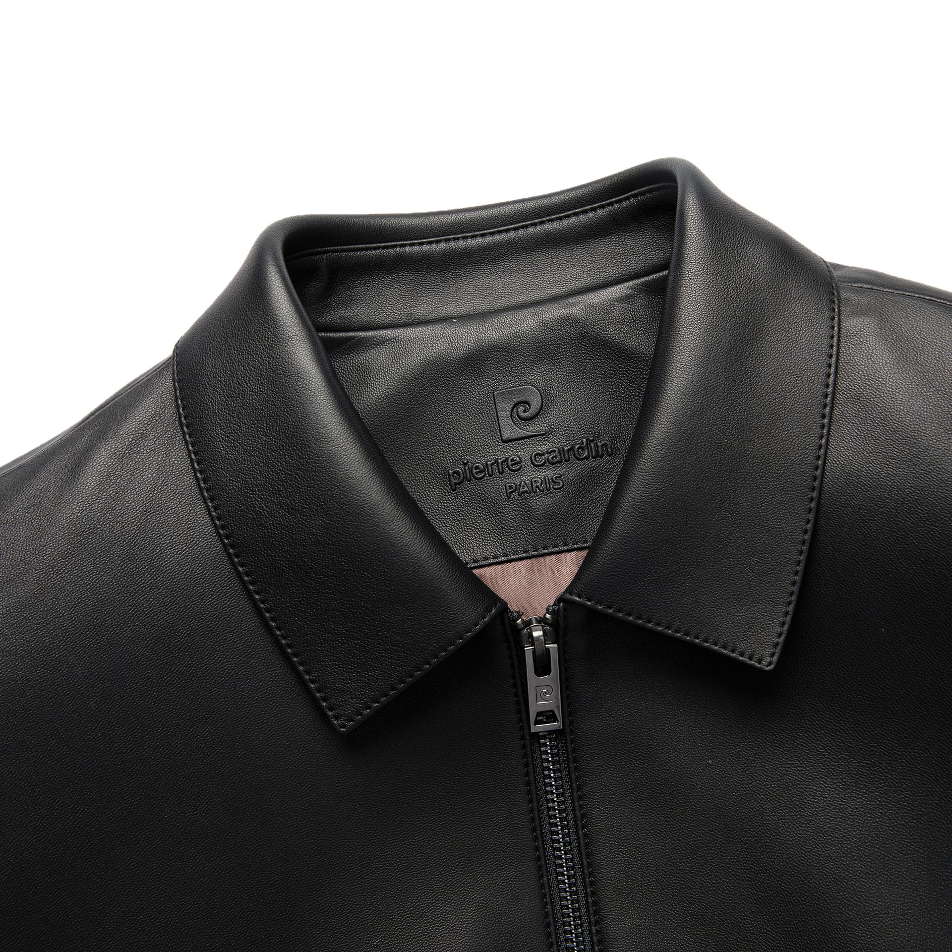 Кожаная куртки PIERRE CARDIN Мужская кожаная куртка - изображение 5