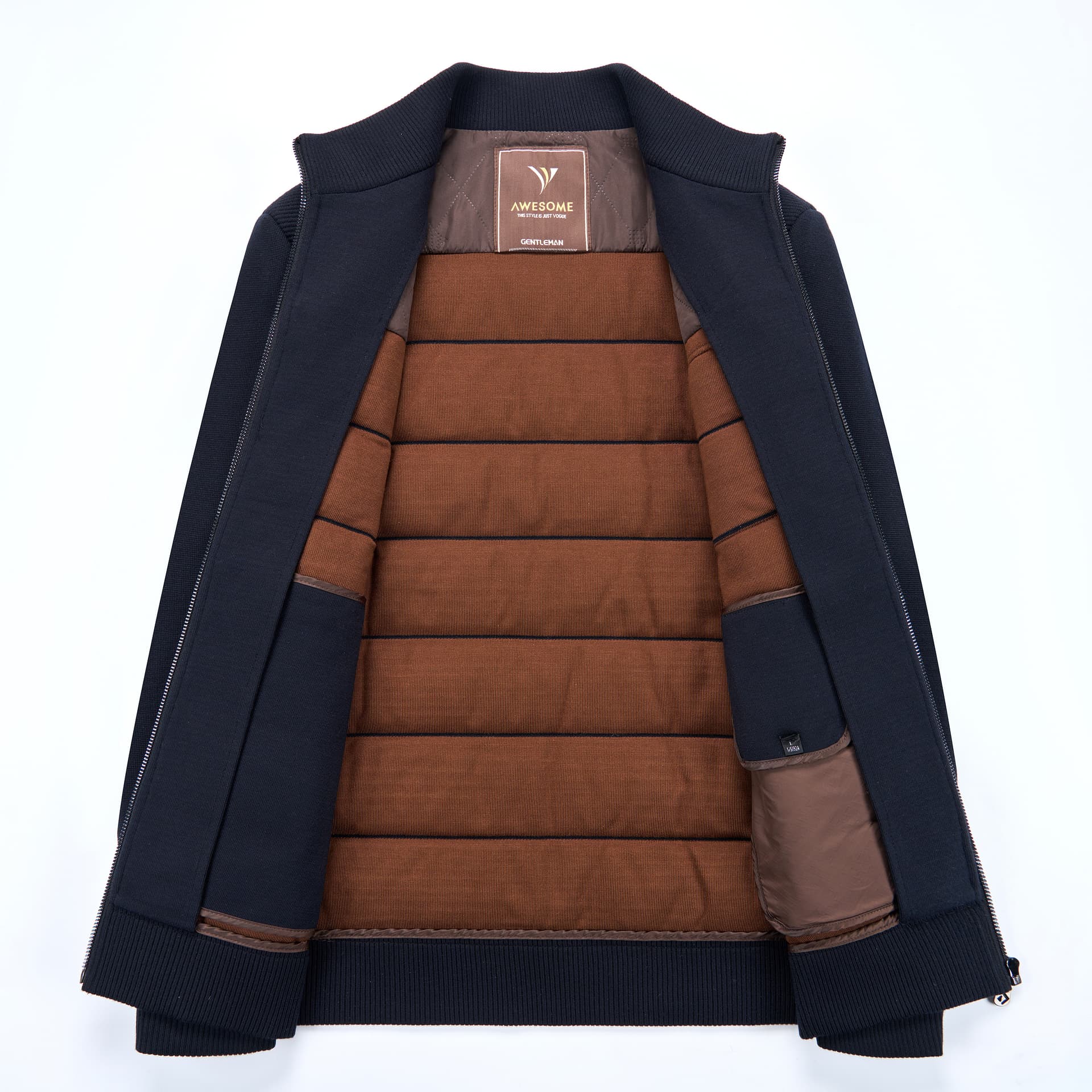 Куртка PIERRE CARDIN Темно-синие мужские куртки - изображение 4