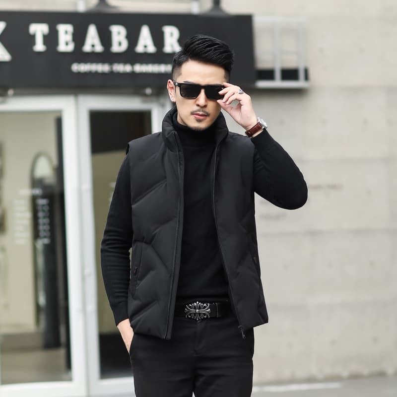 Куртка PIERRE CARDIN Пуховый жилет Мужской Черный - изображение 5