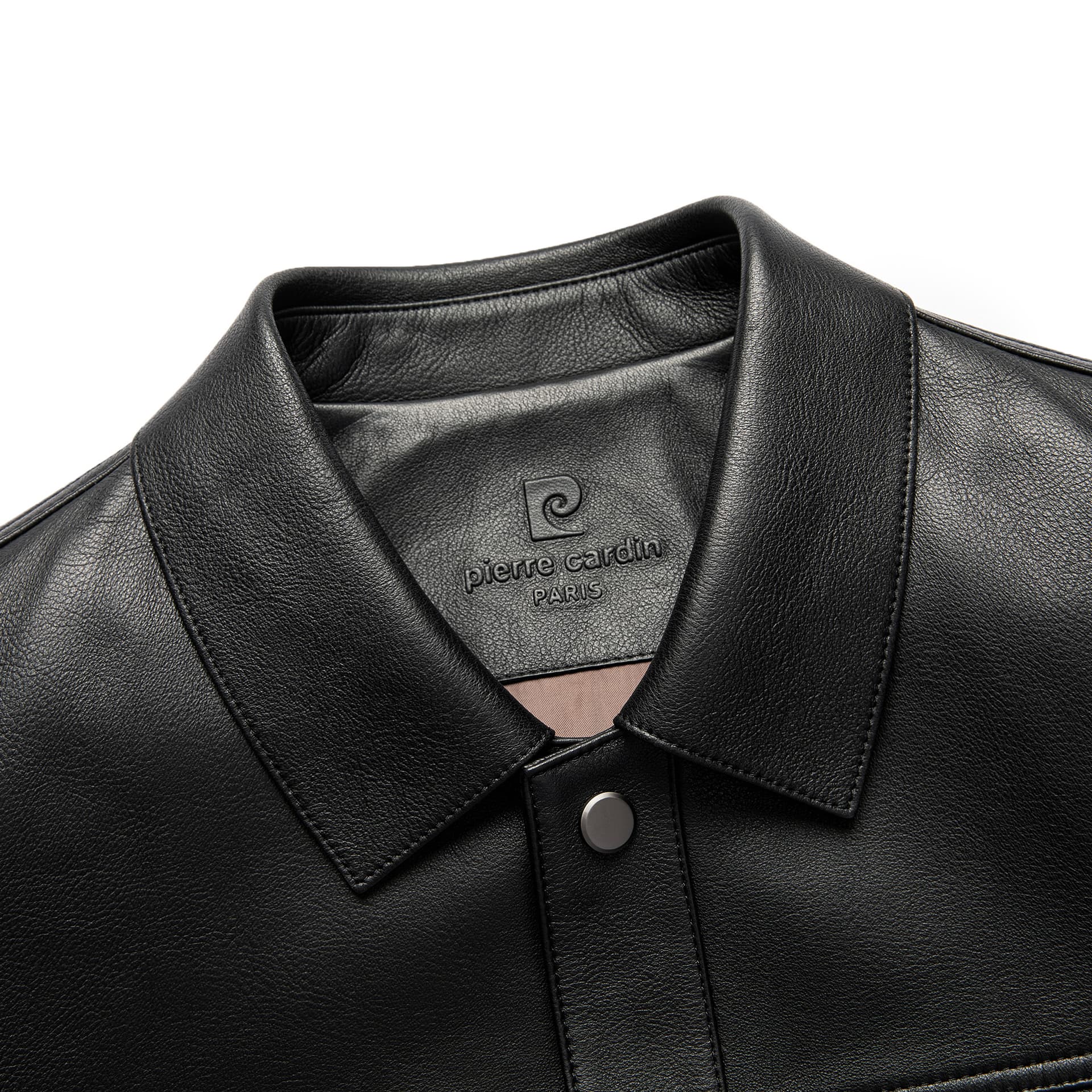 Кожаная куртки PIERRE CARDIN Мужская кожаная куртка - изображение 6