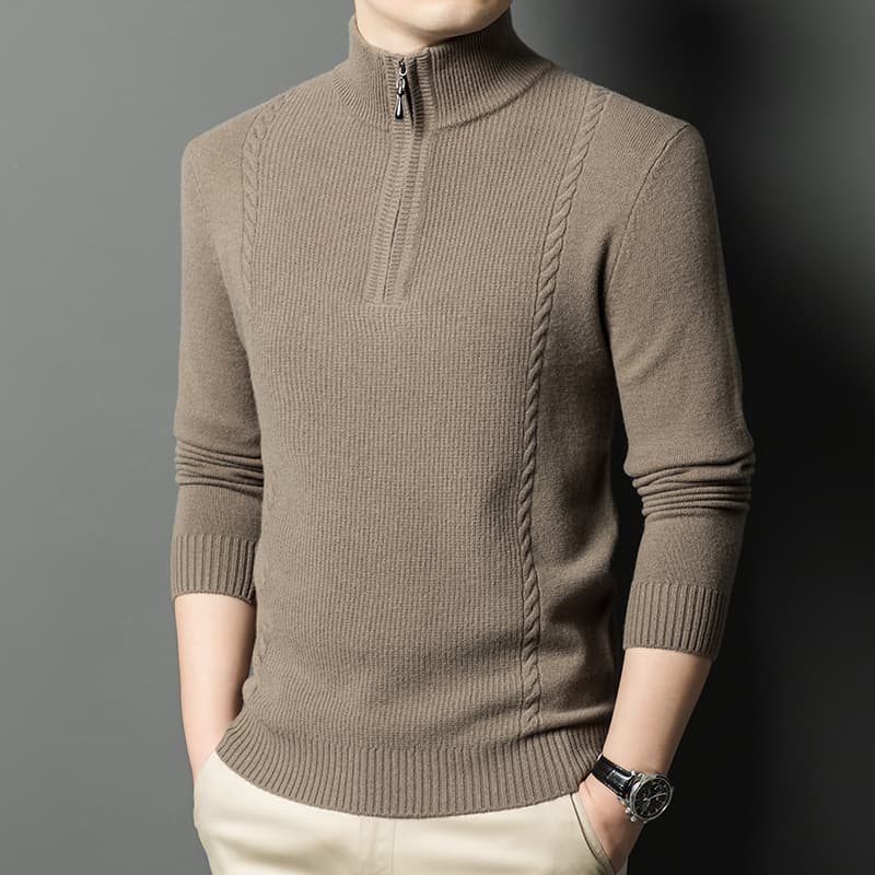 Кофта PIERRE CARDIN Свитер Мужской Облачный Серый - изображение 3