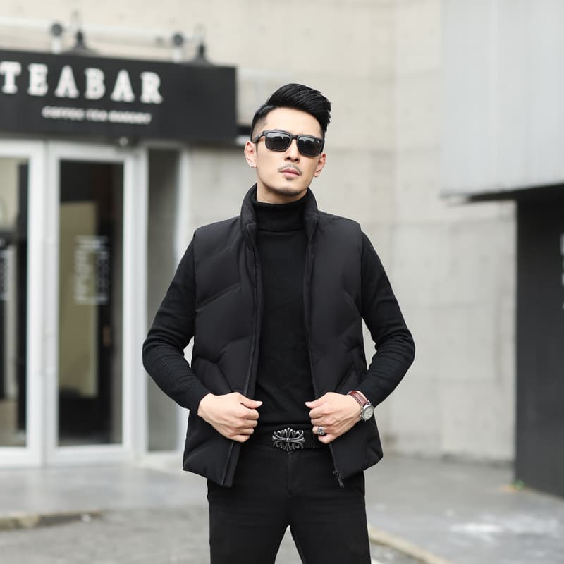 Куртка PIERRE CARDIN Пуховый жилет Мужской Черный - изображение 6