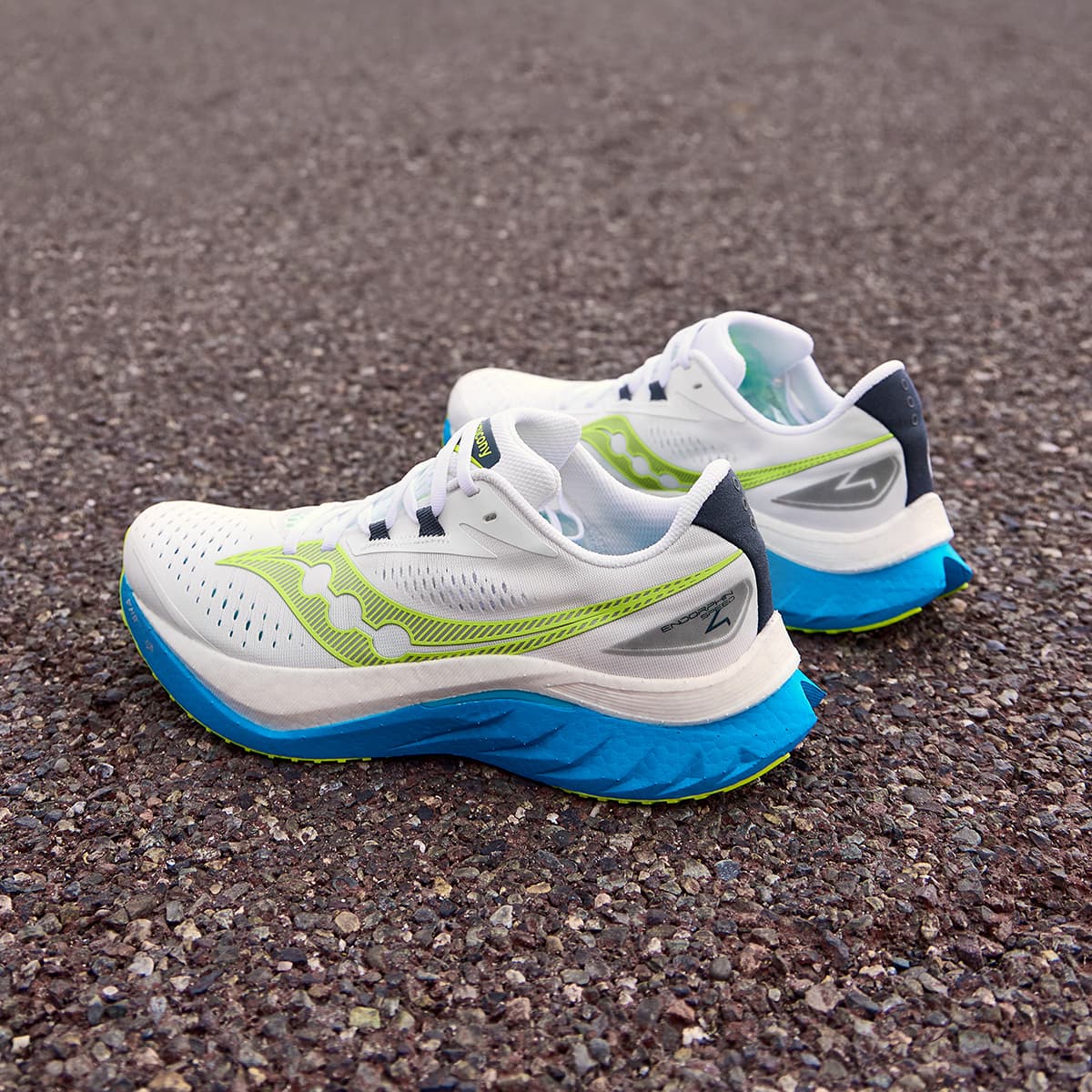 Кроссовки для бега Saucony Endorphin Speed 4 White Green - изображение 6