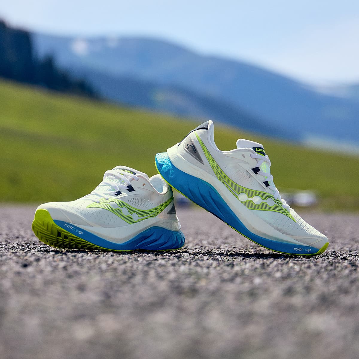 Кроссовки для бега Saucony Endorphin Speed 4 White Green - изображение 8