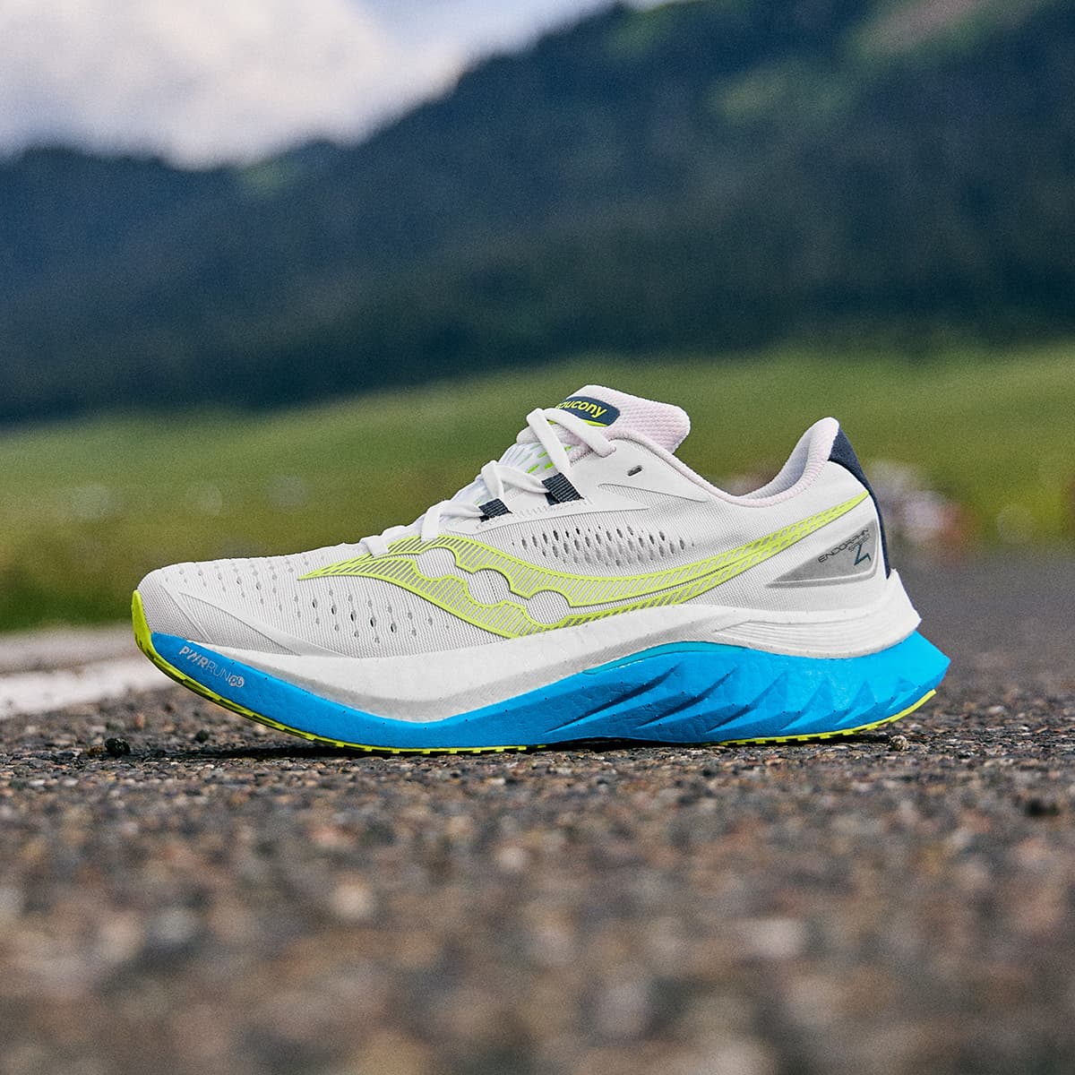 Кроссовки для бега Saucony Endorphin Speed 4 White Green - изображение 9