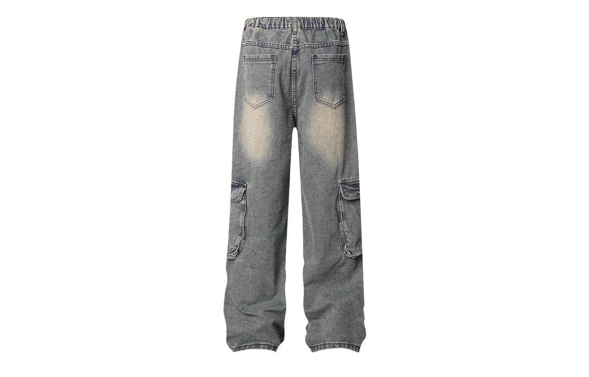 Штаны LAMLICKA Blue Unisex Jeans LAMLICKA Синий Унисекс Джинсы - изображение 1