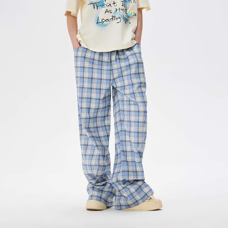 Штаны LAMLICKA Blue Unisex Casual Pants LAMLICKA Синий Унисекс Повседневные Брюки - изображение 3