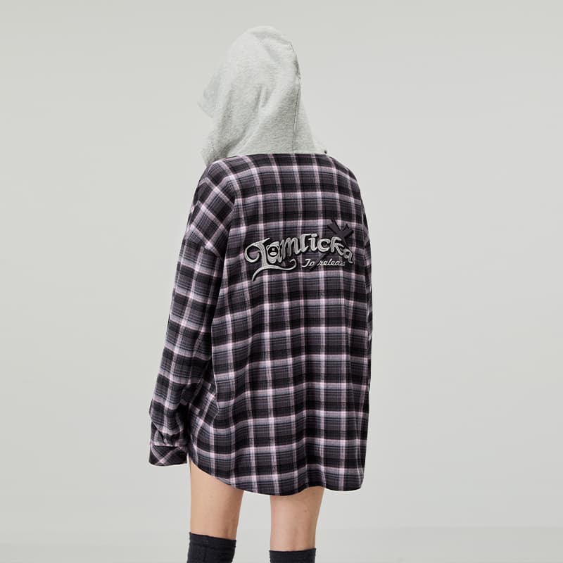 Куртка LAMLICKA SS24 Куртки и Пальто Унисекс Фиолетовый - изображение 8