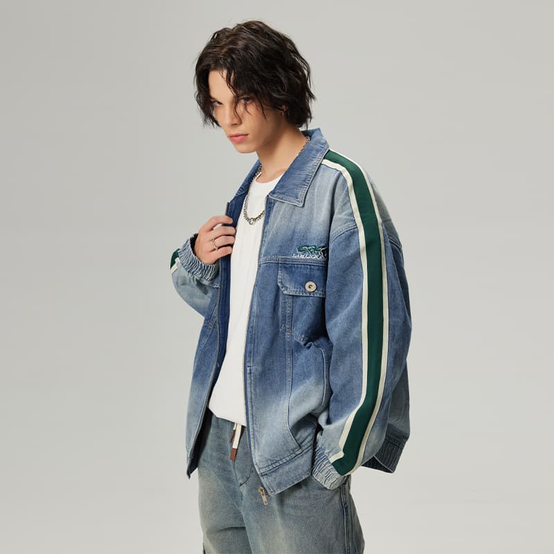 Джинсовая куртка LAMLICKA Denim Jacket Blue - изображение 4