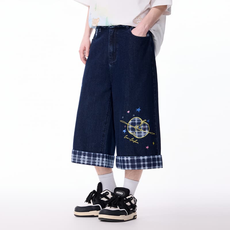 Джинсовые шорты LAMLICKA Blue Unisex Джинсовые шорты - изображение 3