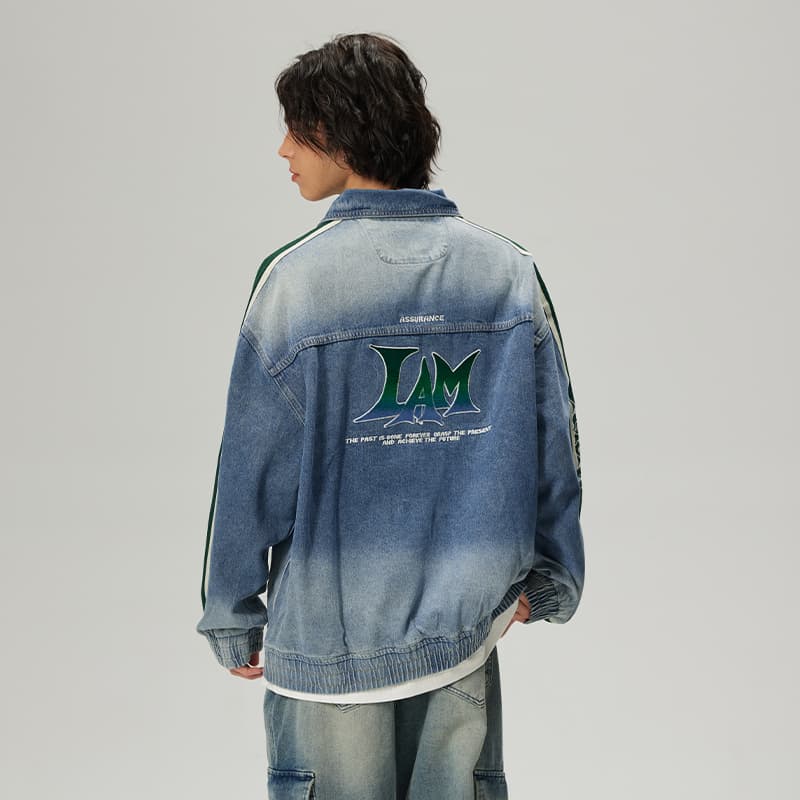 Джинсовая куртка LAMLICKA Denim Jacket Blue - изображение 5