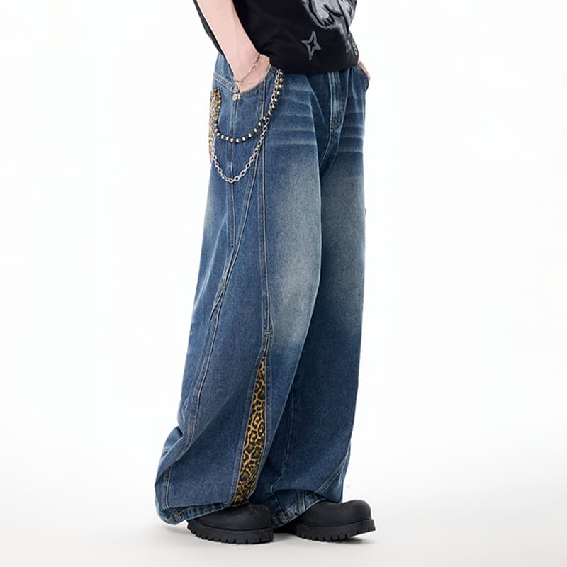 Штаны LAMLICKA Blue Unisex Jeans LAMLICKA Синий Унисекс Джинсы - изображение 7