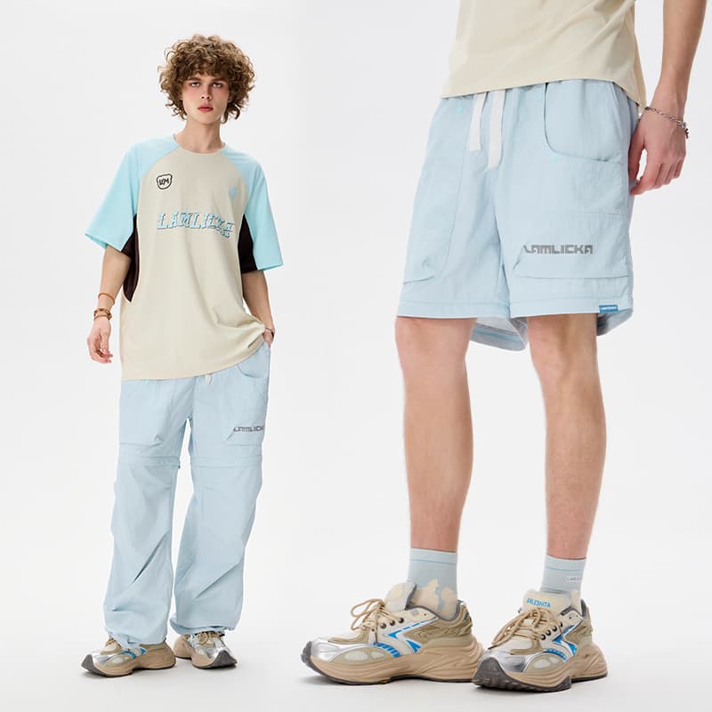 Штаны LAMLICKA Blue Unisex Casual Pants LAMLICKA Синий Унисекс Повседневные Штаны - изображение 8