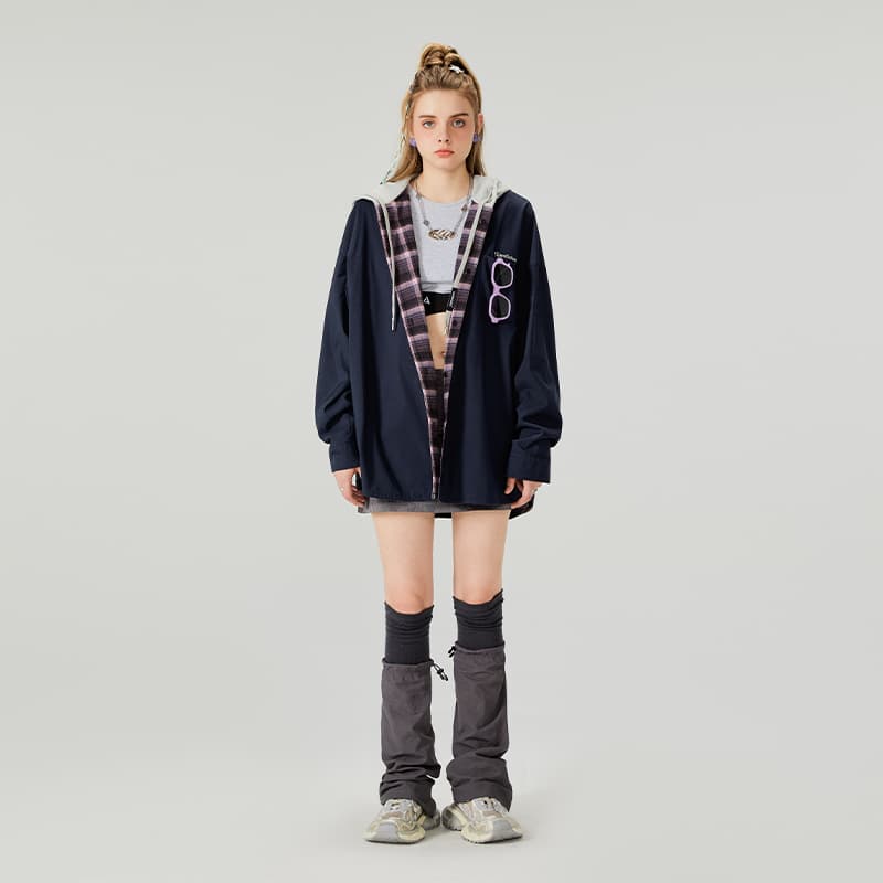 Куртка LAMLICKA SS24 Куртки и Пальто Унисекс Фиолетовый - изображение 10