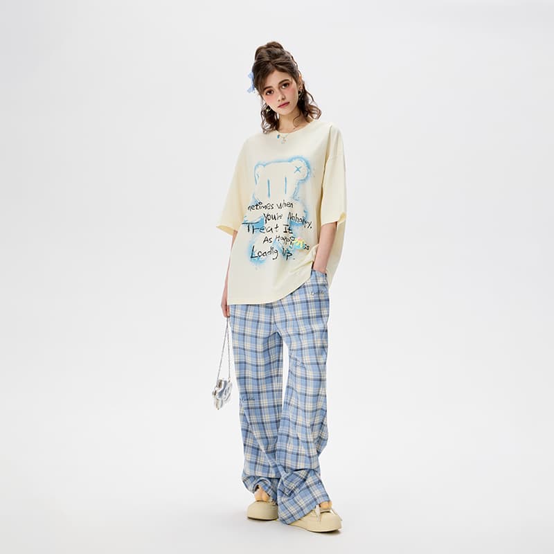Штаны LAMLICKA Blue Unisex Casual Pants LAMLICKA Синий Унисекс Повседневные Брюки - изображение 5