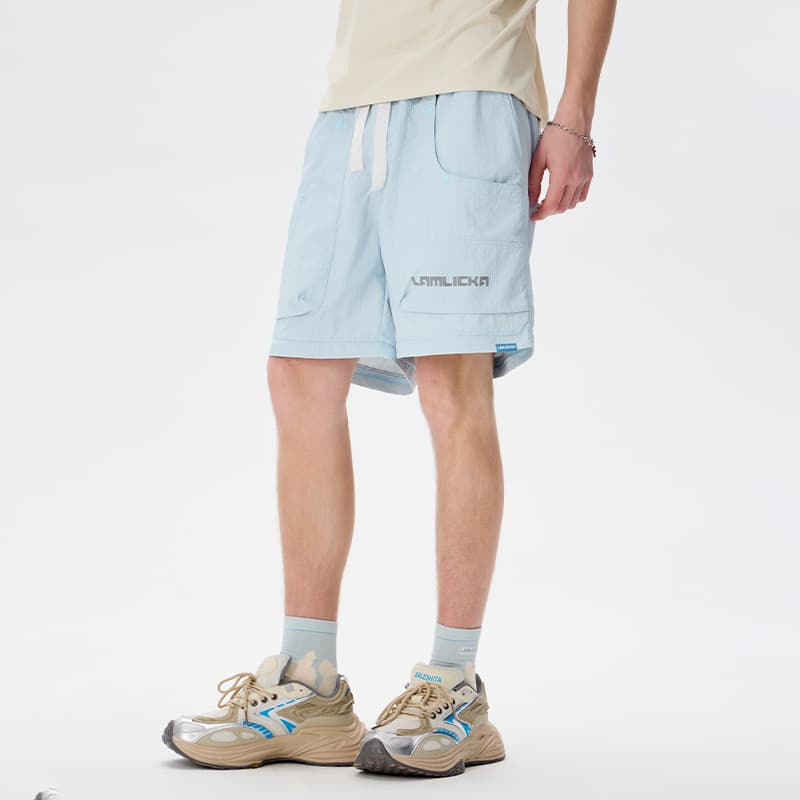 Штаны LAMLICKA Blue Unisex Casual Pants LAMLICKA Синий Унисекс Повседневные Штаны - изображение 7
